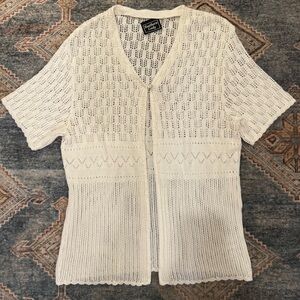Southern Lady Cream Knit Cardigan
